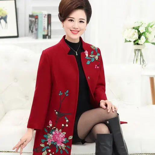 Новинка 2020 зимняя куртка размера плюс Женское шерстяное пальто в винтажном стиле