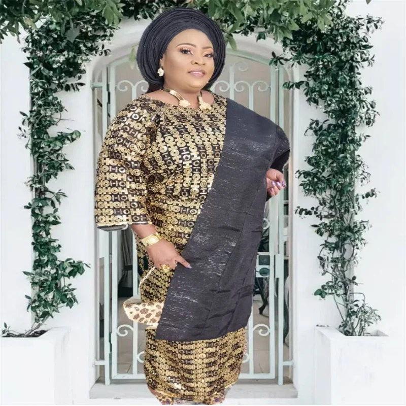 

2021 Высококачественная нигерийская кружевная ткань, вышивка, французские большие камни, африканская кружевная ткань, Тканый дизайн, кружевн...