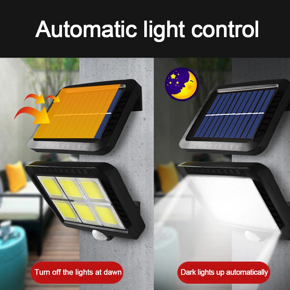 Открытый Солнечный настенный светильник Потолочные Светильник садовый движения