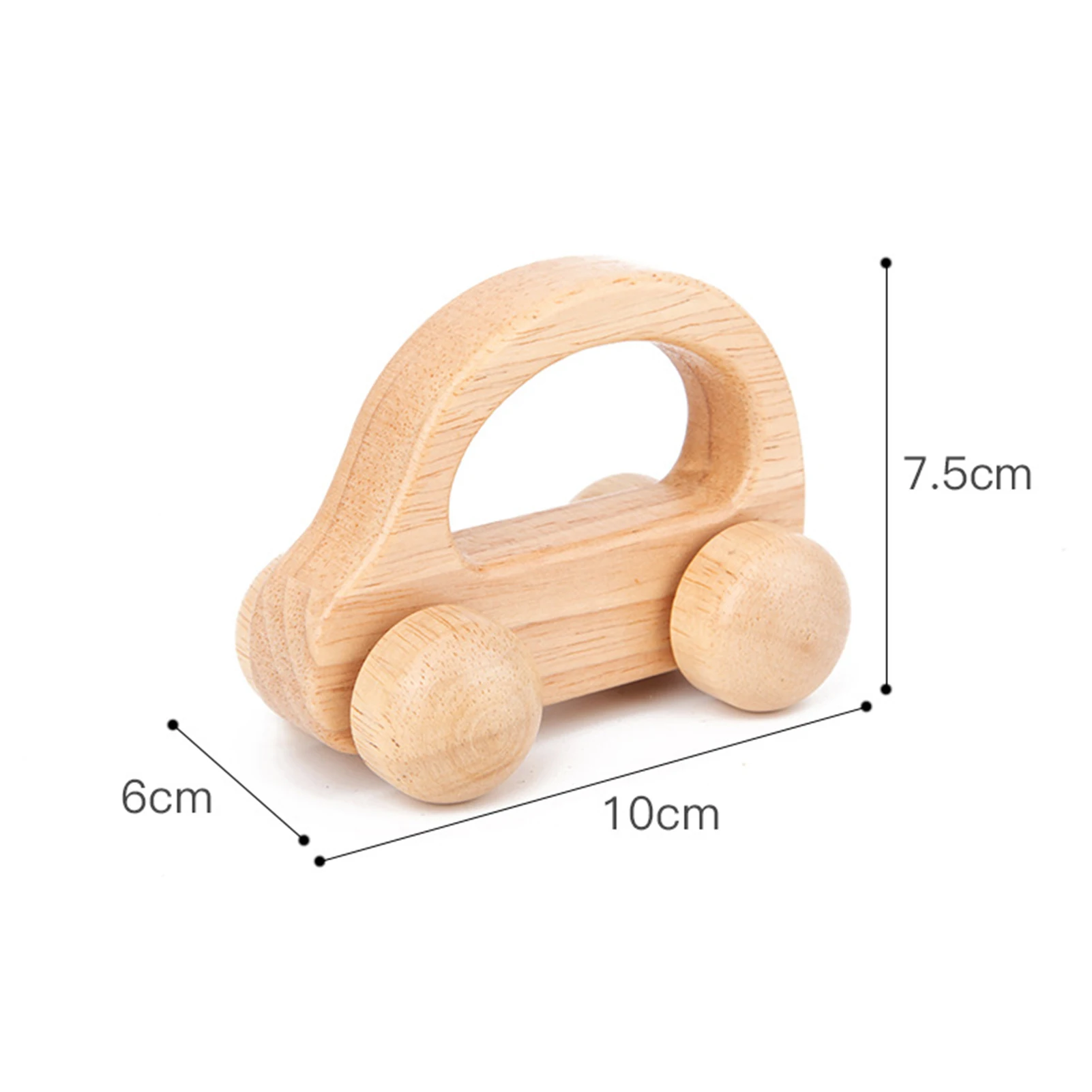 

Montessori Wooden Blocks Miniature Cartoon Pull Back Car Truck Children Kids Gifts Baby Educational Toys For Boys Girls