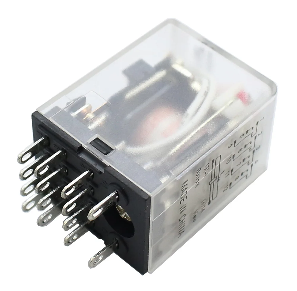 Высококачественное штепсельное реле ZFU HH54P MY4NJ PYF14A 12 В 24 36 48 110 220 постоянного