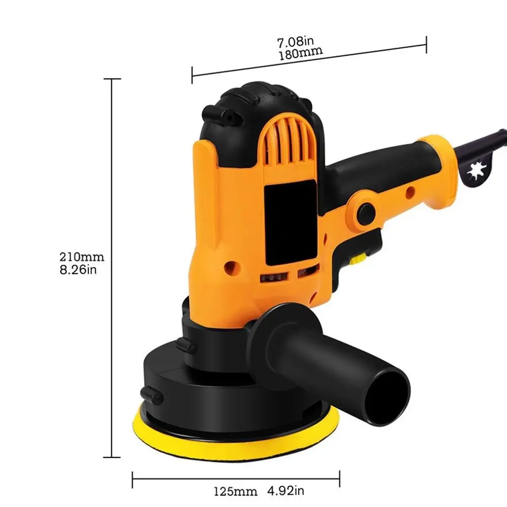 

Electric Car Polisher Machine 220V 500-3500rpm 600W Auto Polishing Machine 6 Speed Sander Polish Waxing Tools Car Accessories