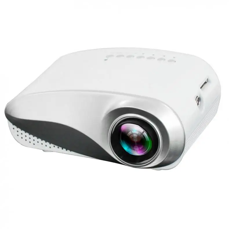 Универсальный портативный мини светодиодный проектор 200 лм домашний со