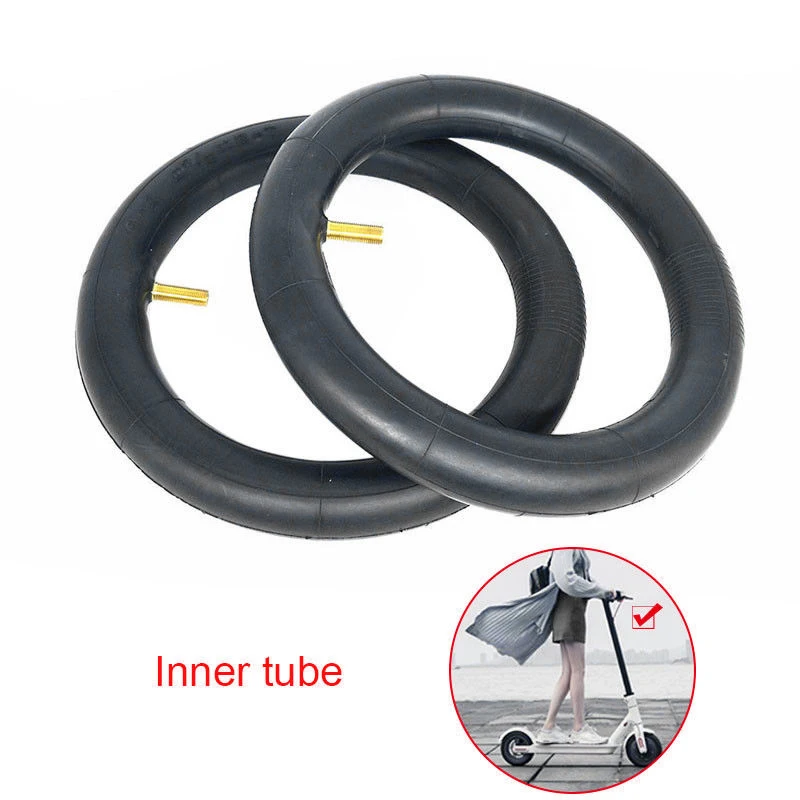 

2pcs 8 1/2x2 Tyre Inner Tube For Xiaomi Mijia M365 Electric Scooter Parts Accessories Replacement High Quality Rubber Wheel Tire