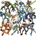 Лептинская Бионикл маска света Bionicle Lewa Jungle Keeper из строительных блоков, совместимых с 71305 игрушками