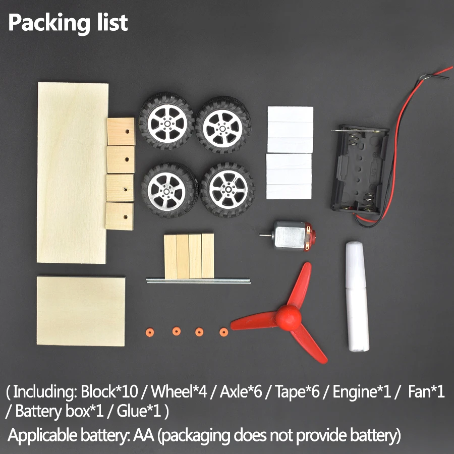Электрический Ветер мощность автомобиля сборки игрушки изучения науки