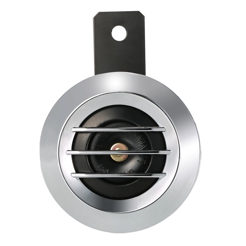 

Universal Waterproof Motorcycle Round Electric Horn DC 12V 105DB Round Loud Horn Speakers for Motorcycle