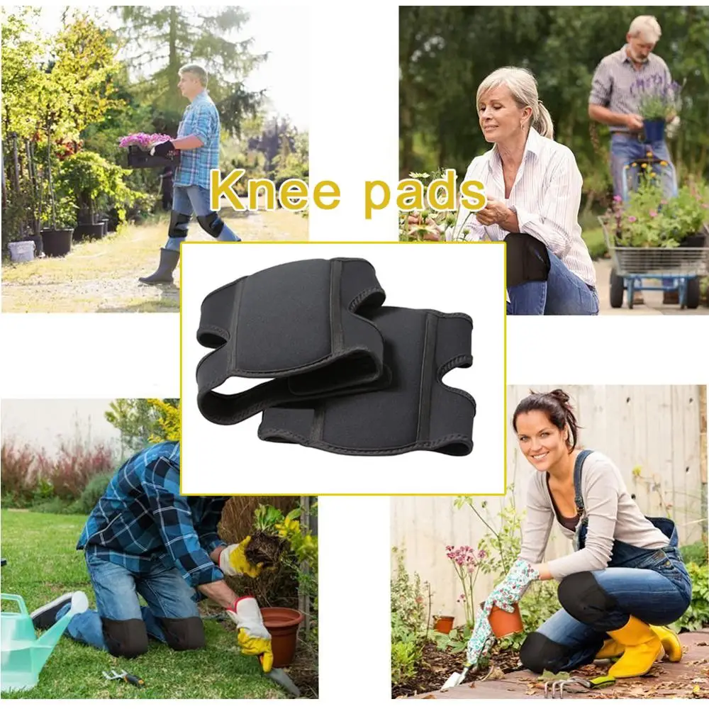 

Neoprene Knee Pads for Construction Flooring Gardening Cleaning Protective Anti-Slip Knee Sleeve Guards fit Athletic Dance Use