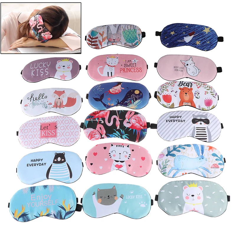 

1Pcs 3D Sleep Mask Natural Sleeping Eye Mask Eyeshade Cover Shade Eye Patch Women Men Soft Portable Blindfold Travel Eyepatch