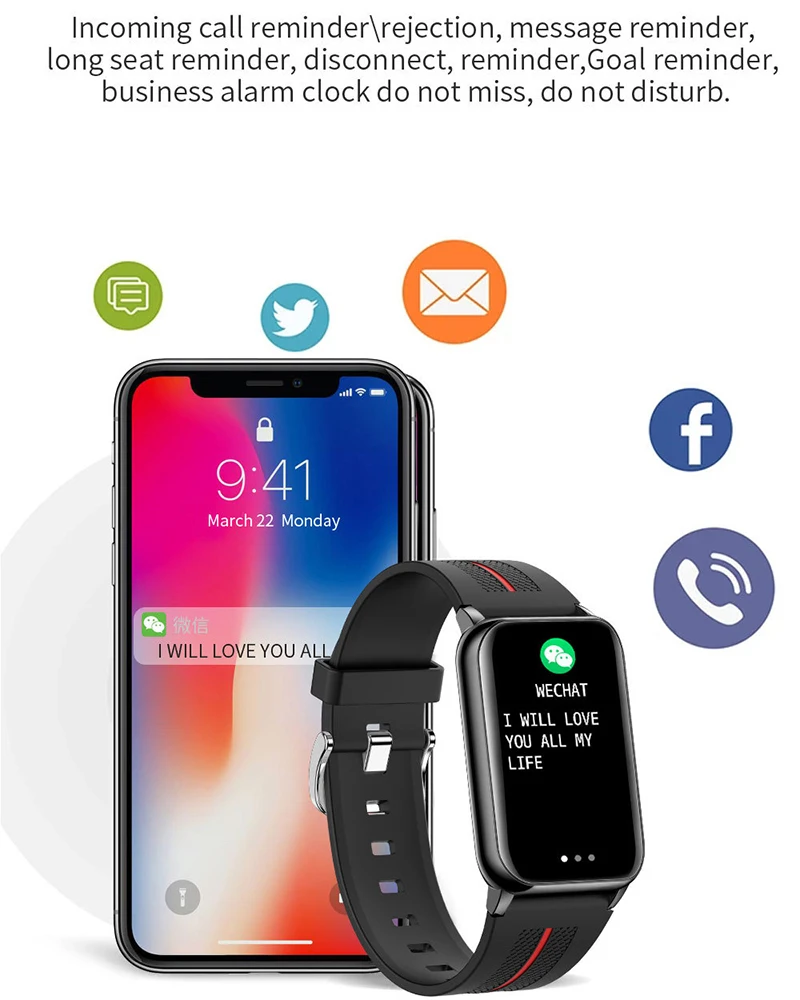 Смарт-браслет Ip67 водонепроницаемый спортивный фитнес-трекер артериального