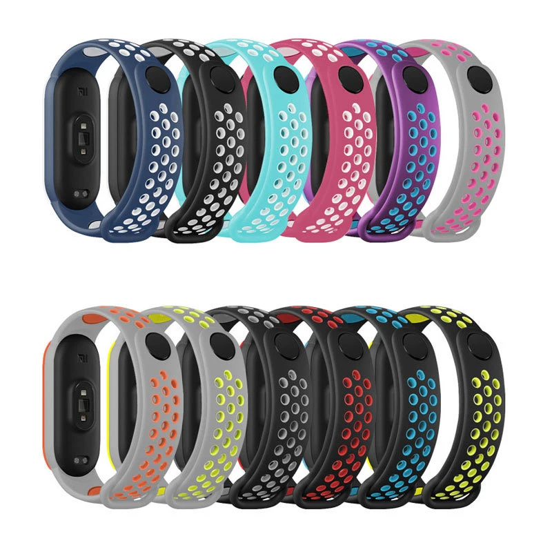 

Colors Strap for Xiaomi Mi Band 6 Sport Wristband Silicone Bracelet Replacement Wrist Straps For mi band 6 Watch band
