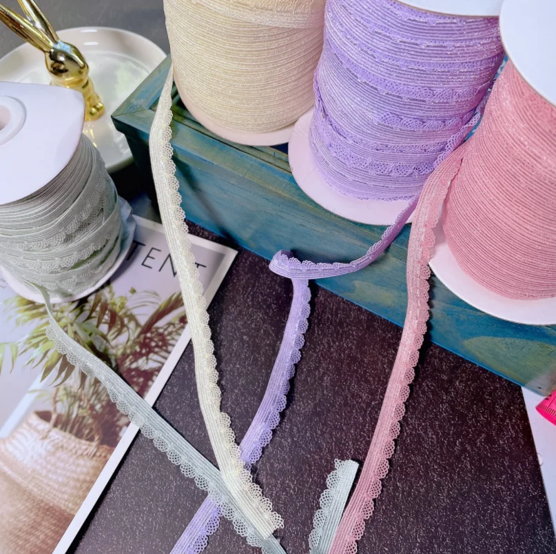 4 Meters Luxury Embroidery Flowers Elastic Lace Dolls Dress Decor Applique Fabric Hollow Apricot Trim Sewing DIY Materials | Дом и сад