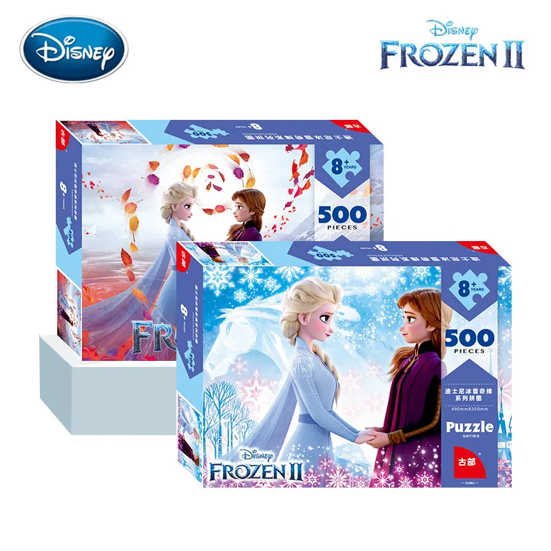 Disney 500 шт/коробка головоломка Frozen2 головоломки для взрослых сложный пазл плоская