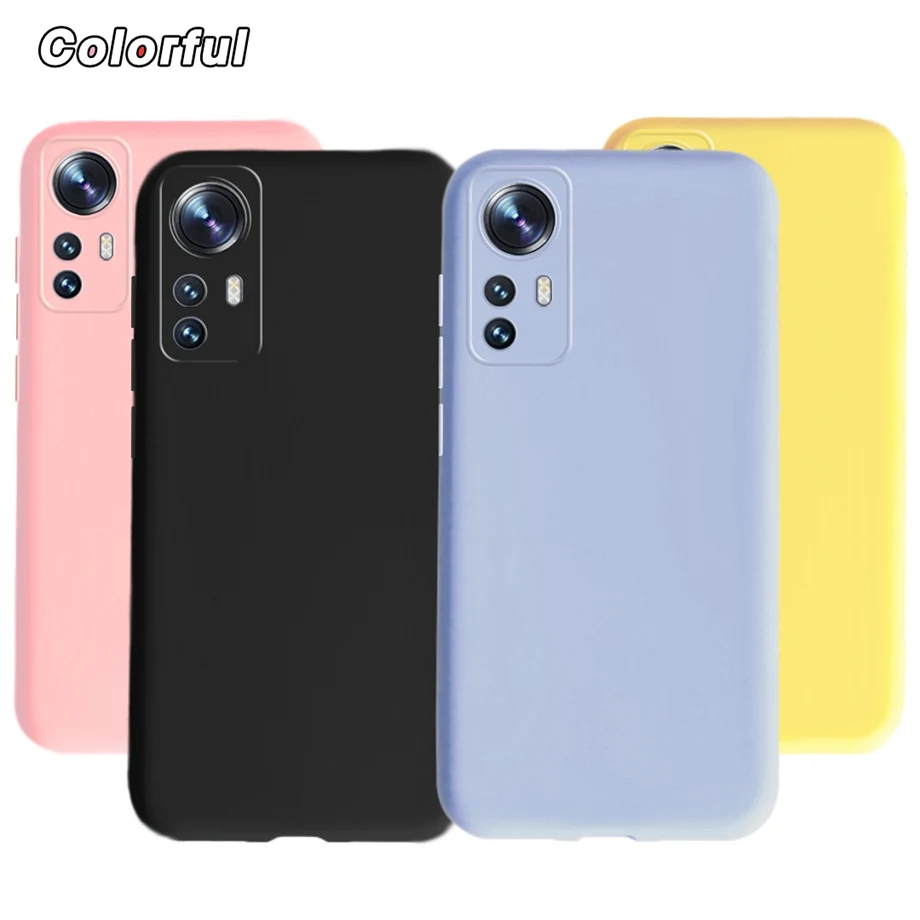 Фото Чехол для Xiaomi 12 5G Xiaomi 12X, 6,28 дюймов, 2021 Модный чехол-бампер из жидкого силикона на xiaomi12 Mi 12 12x X12, простой чехол №2