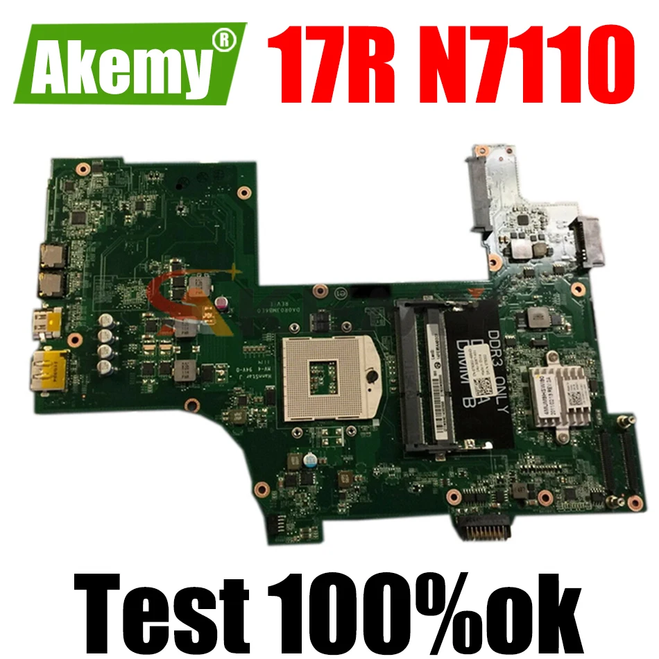Оригинальная материнская плата для ноутбука DELL Inspiron 17R N7110 HM67 CN-0XMP5X 0XMP5X DA0R03MB6E1 |