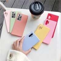 Candy Color Matte Silicone Phone Case For Samsung Galaxy Note Ultra Note Plus Lite S10 Ultra-thin Tpu Back Cover