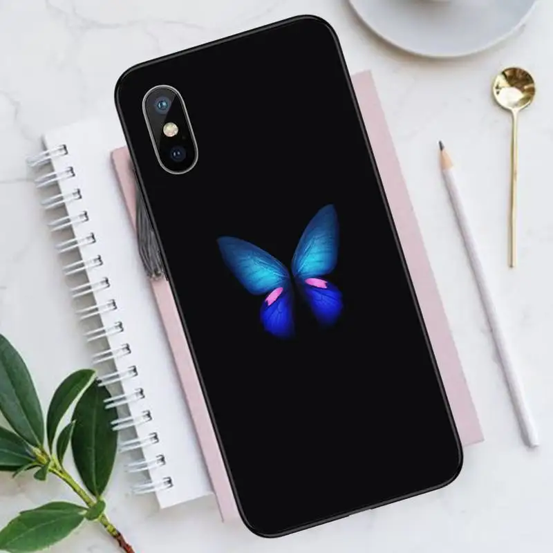 

butterfly cute animal Phone Case for iPhone 11 12 pro XS MAX 8 7 6 6S Plus X 5S SE 2020 XR Luxury brand shell funda coque