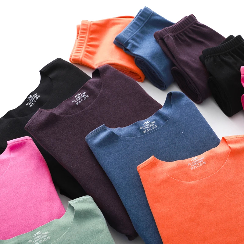 Комплект термобелья для подростков одежда сна мальчиков Штаны девочек осеннее