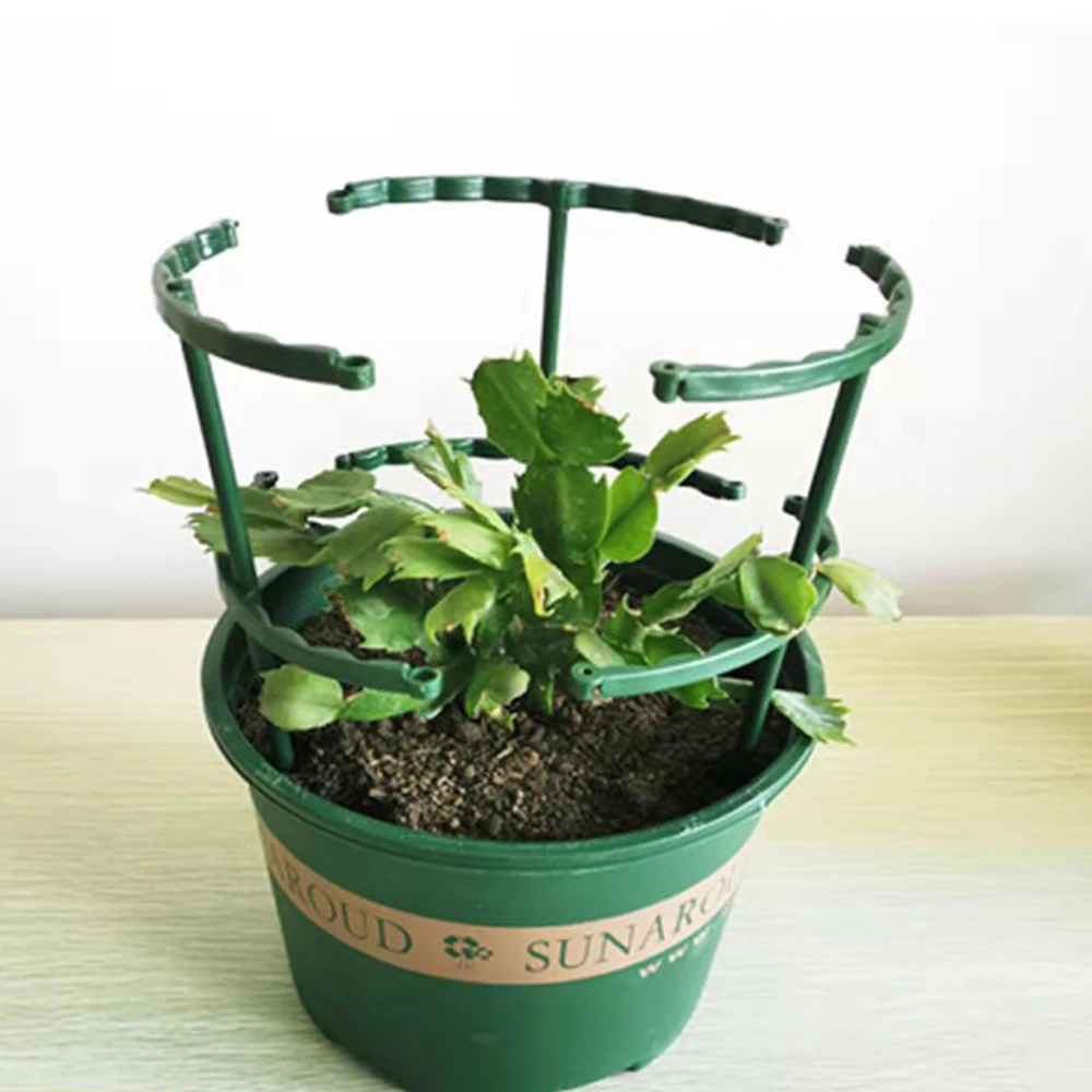 garden plant support cage plie flower stand holder plastic semi circle green house orchard rod household gardening bonsai tool free global shipping