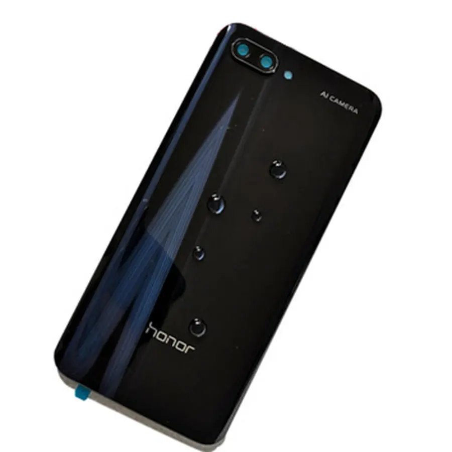 Для huawei Honor 10 Задняя стеклянная крышка батареи задняя дверь корпус для huawei Honor 10 крышка батареи Honor10 задняя панель+ объектив камеры
