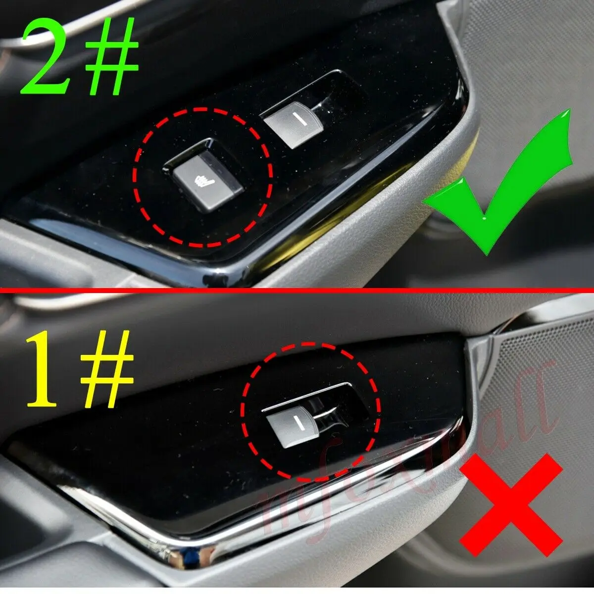 Внутренняя дверь подлокотник панель переключателя окон крышка обшивки рамы