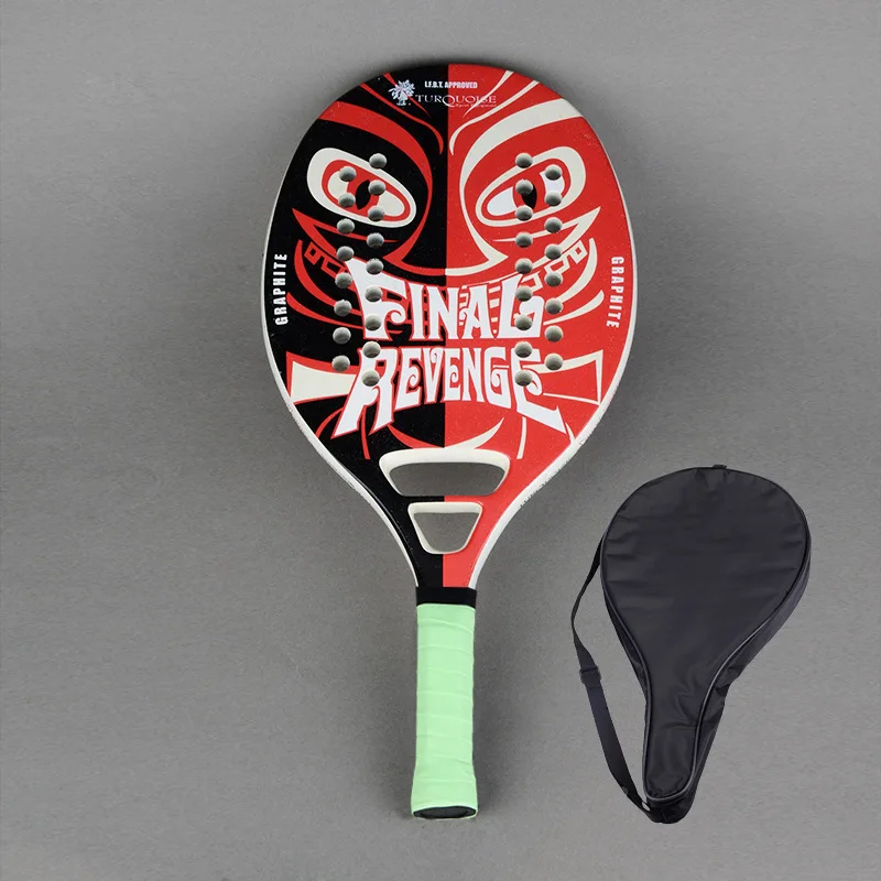 

Пляжная Теннисная ракетка, Профессиональная теннисная ракетка, ракетка из углеродного волокна для тенниса, бирюзовый пляжный амортизатор, ...