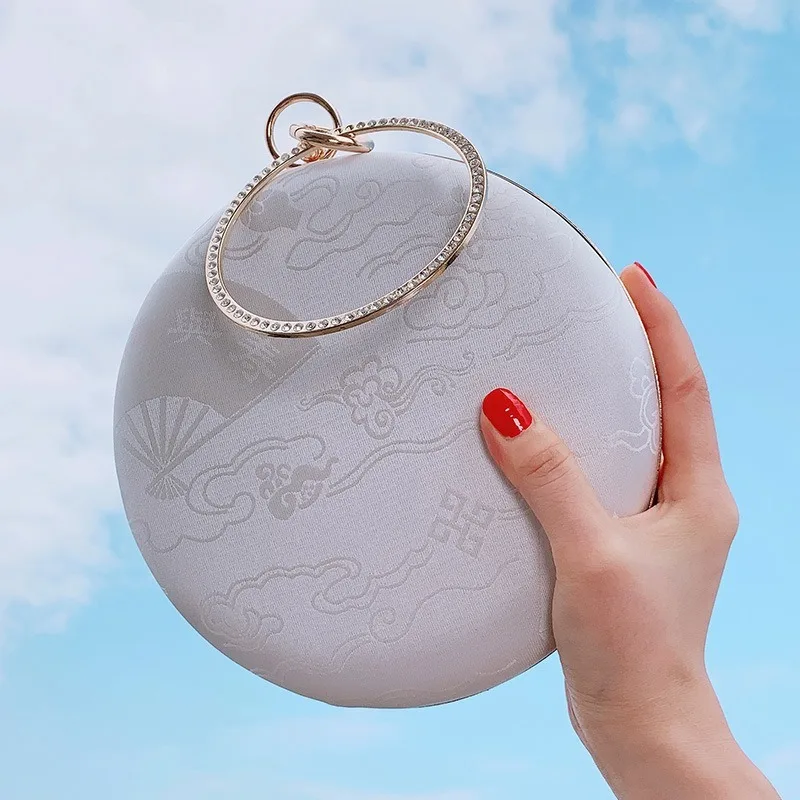 Корейские туфли ханбок новая вышивка Hanfu маленькая круглая сумка художественная