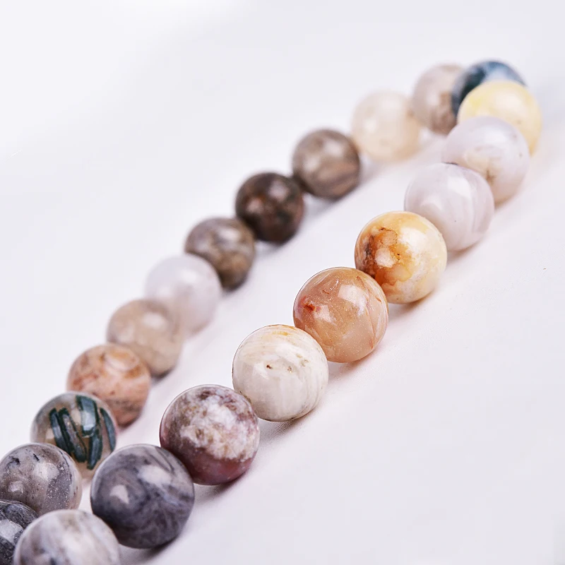 Asingeloo натуральный камень бамбуковый лист агатер бусины 15 &quotкруглые свободные