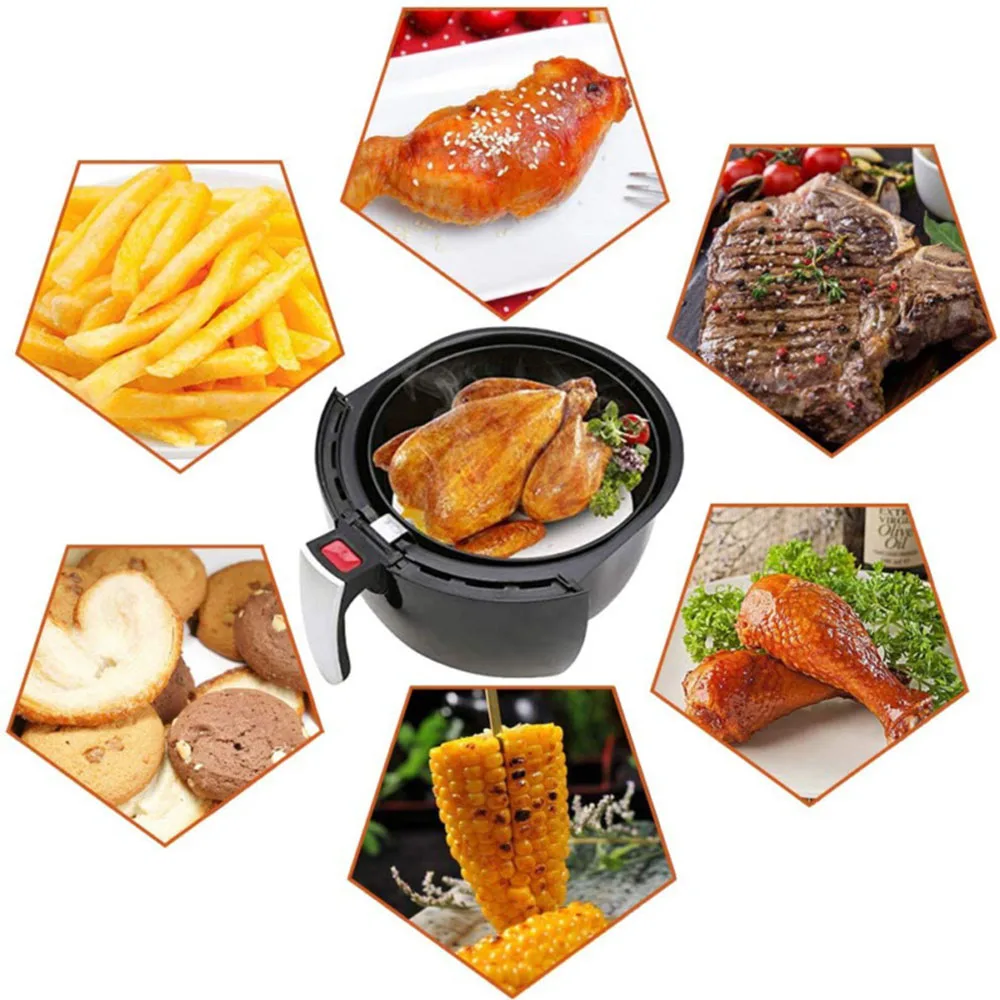 

Waterproof Parchment Paper Kitchen DIY Set Bakeware Air Fryer 8.5 Inch Square