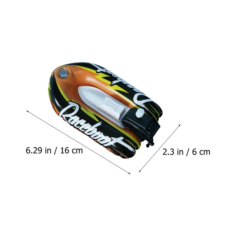 

3pcs Inflatable Race Boat Interesting Kids Shower Clockwork Bath