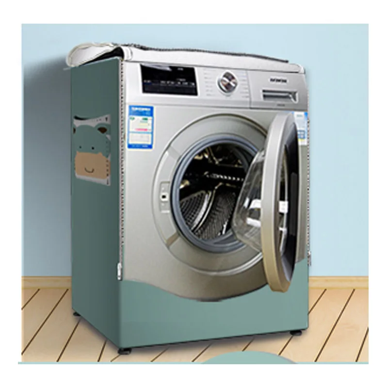 thicken fabric washing machine cover sunscreen waterproof case home laundry dryer roller dustproof household goods free global shipping