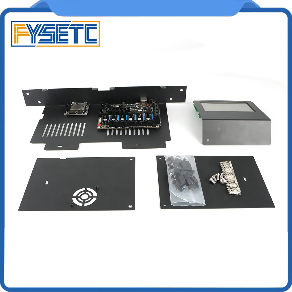 FYSETC F6 V1.3 материнская плата + 6 шт. TMC2208 драйвер двигателя 4 3 &quotдюймовый сенсорный