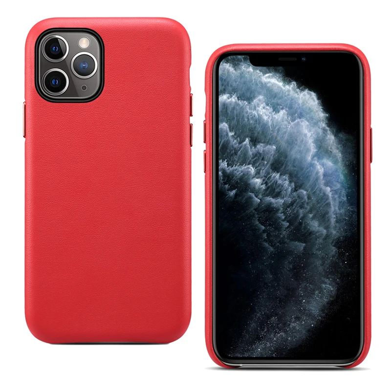 Оригинальный чехол из искусственной кожи для iPhone 11 официальный защитный