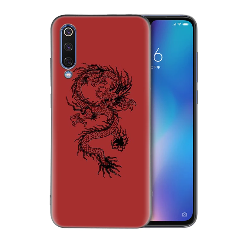 

Dragon Anime Case For Xiaomi Mi Note 10 Pro 9T 10T CC9 9 SE 8 Lite Silicone Phone Coque Poco X3 NFC M3 F1 Fundas Covers Shell