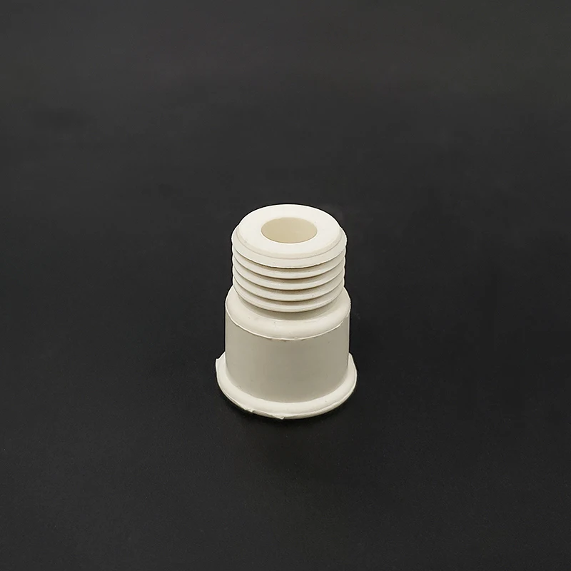 10pcs Anti-mouth rubber threaded plug,Caliber 14#19#24#,Laboratory back ground plug,White rubber stopper,Reverse mouth rubber