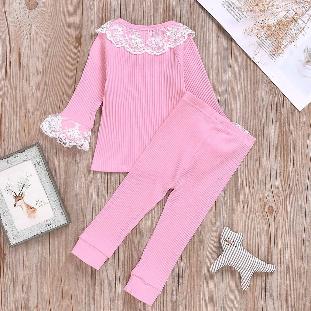 Зимняя одежда для девочек комплект одежды новорожденных с длинными рукавами