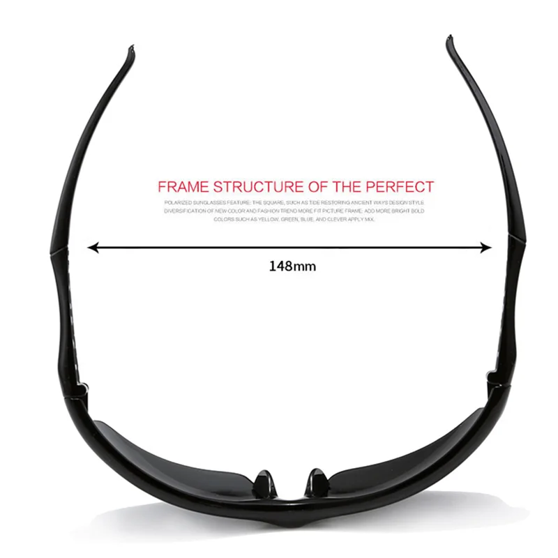 Высококачественные спортивные поляризационные очки мужские солнцезащитные для