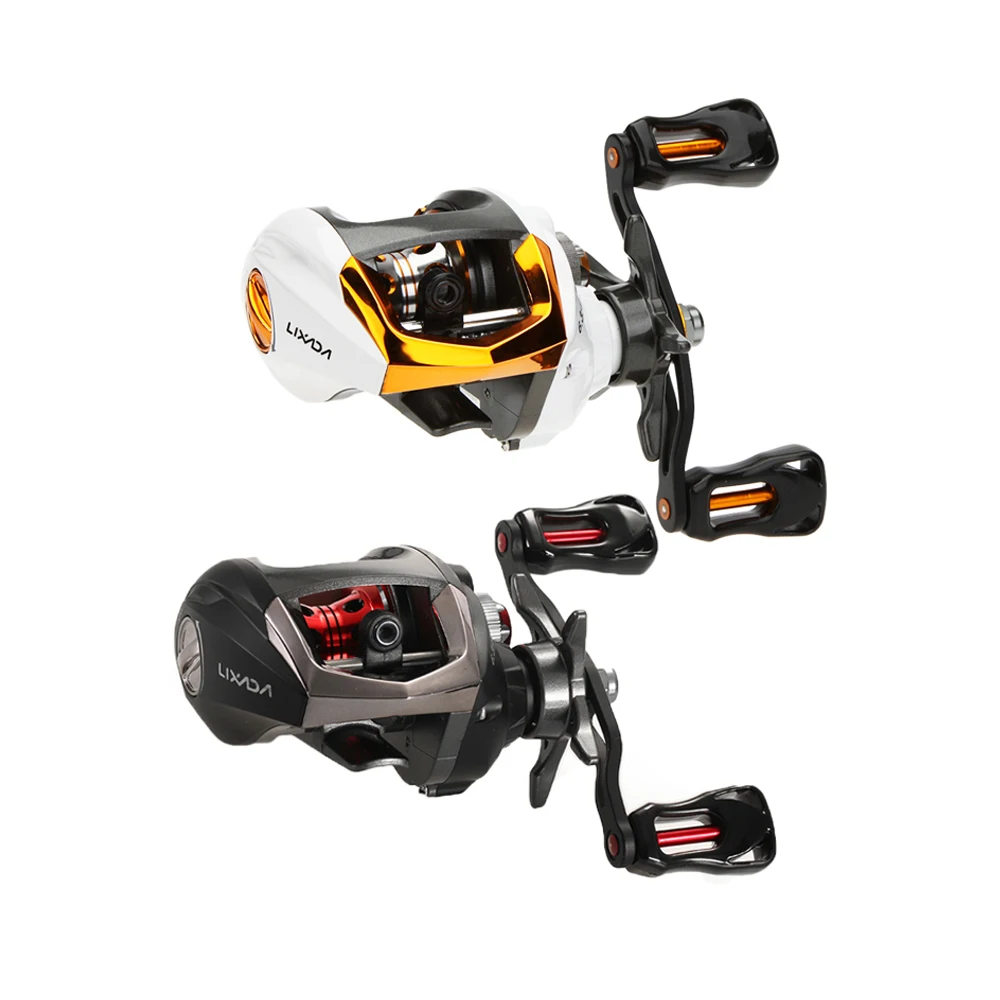 Lixada 12 + 1 шарикоподшипник Рыболовная катушка для заброса приманки ловли нахлыстом