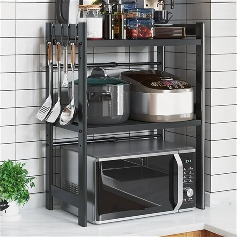 

Organizer Dish Drying Cosina Organisateur Adjustable Microwave Shelf Cuisine Cozinha Cocina Mutfak Kitchen Storage Rack Holder