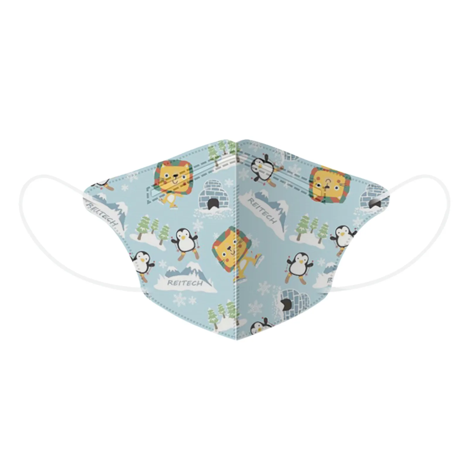 Маска одноразовая для детей и мультяшный 4Ply шарф-хомут Хэллоуина маскарадный