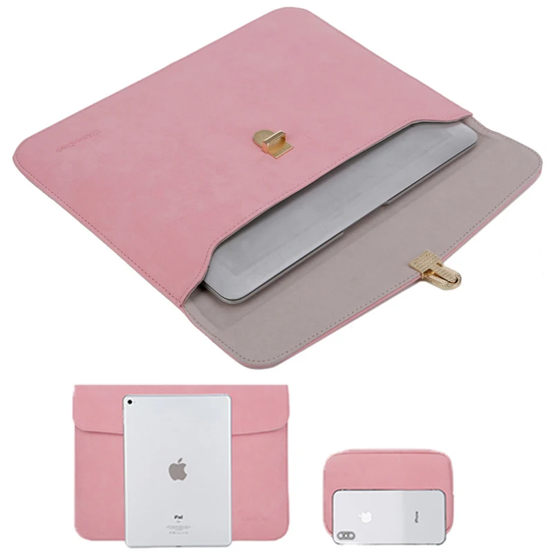 Матовая сумка из искусственной кожи чехол для ноутбука Macbook Air Pro 11 6 13 3 14 15 дюймов