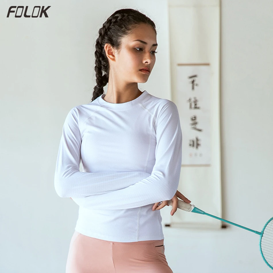 Женская рубашка для йоги с длинным рукавом бега Спортивная футболка спортзала