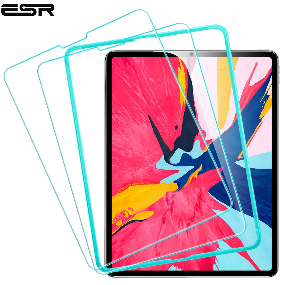 ESR Защита экрана для iPad Pro 11 Бесплатный аппликатор Закаленное стекло пленка бренд планшет защитный чехол для iPad pro11