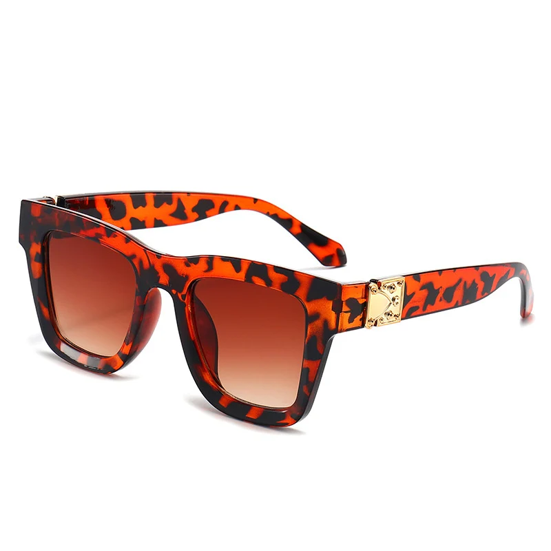 

Солнцезащитные очки в Корейском стиле для женщин и мужчин, винтажные декоративные солнечные очки в квадратной оправе, для фотосъемки