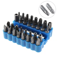 32pcslot blue hollow screwdriver kit with hexagonal and torx special batch charging drill shaped screwdriver tool for screw