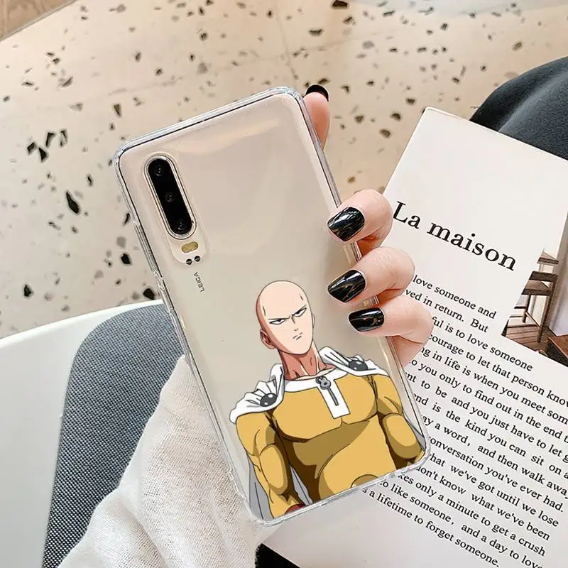 

Japan Cartoon Anime One Punch Man Phone Transparent Samsung A71 S9 10 20 HUAWEI p30 40 honor 10i 8x xiaomi note 8 Pro 10t 11