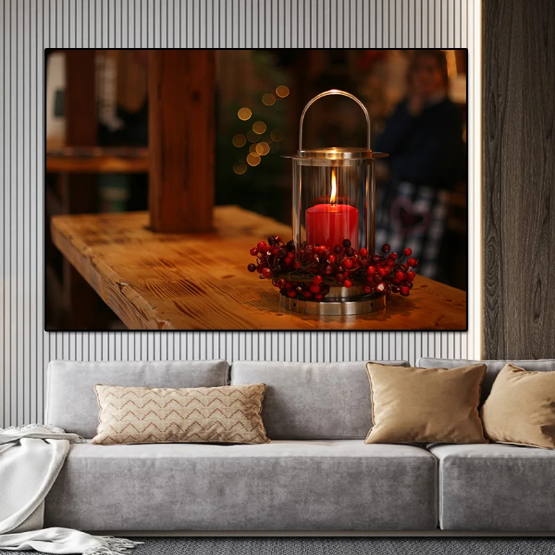 Декоративные картины на Рождество День благодарения брезентовые настенные