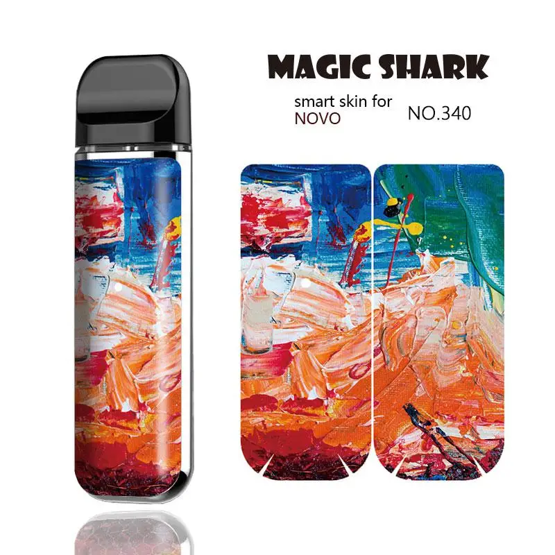 Защитный чехол Magic Shark для Smok Novo Модный чехол-пленка из ПВХ с красочным рисунком