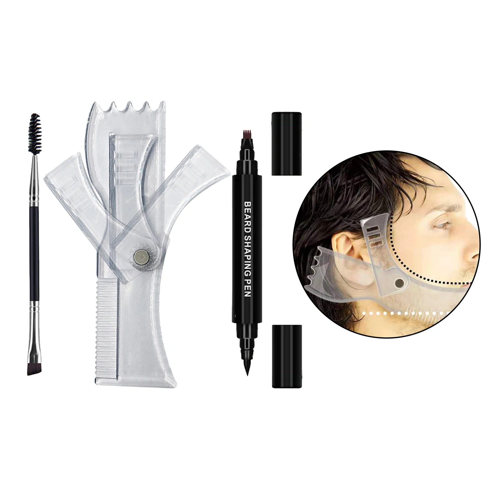 

Waterproof Hair Mustache Beard Filler Pen Quick Camouflage Long-lasting