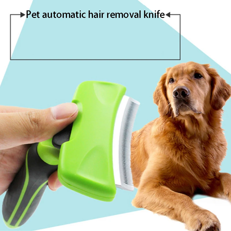 

Pets Hair Remover Comb Furmine Cats Grooming Brush Deshedding Tool Comb Edge Trimming Dogs Rake Removal Fur Brush Dog Supplies